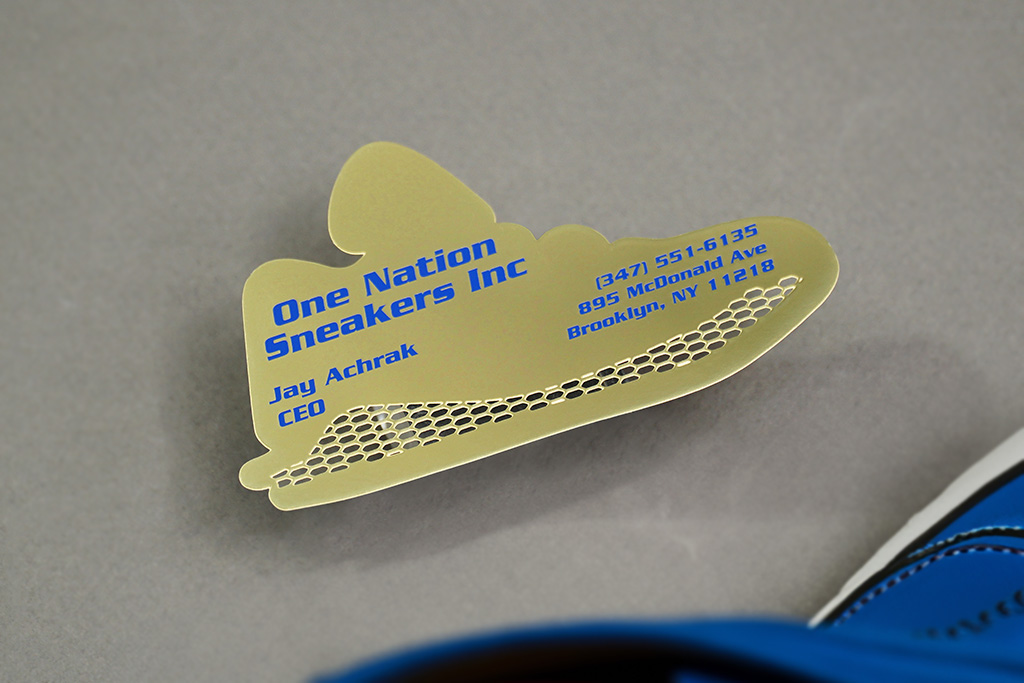 Brass Finish Business Cards 2