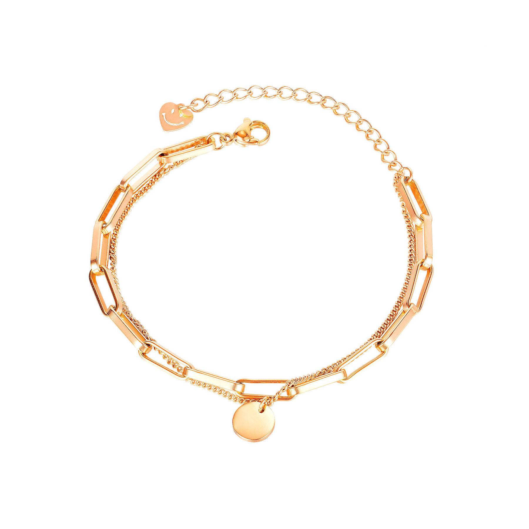 Stainless steel double-layer bracelet 8