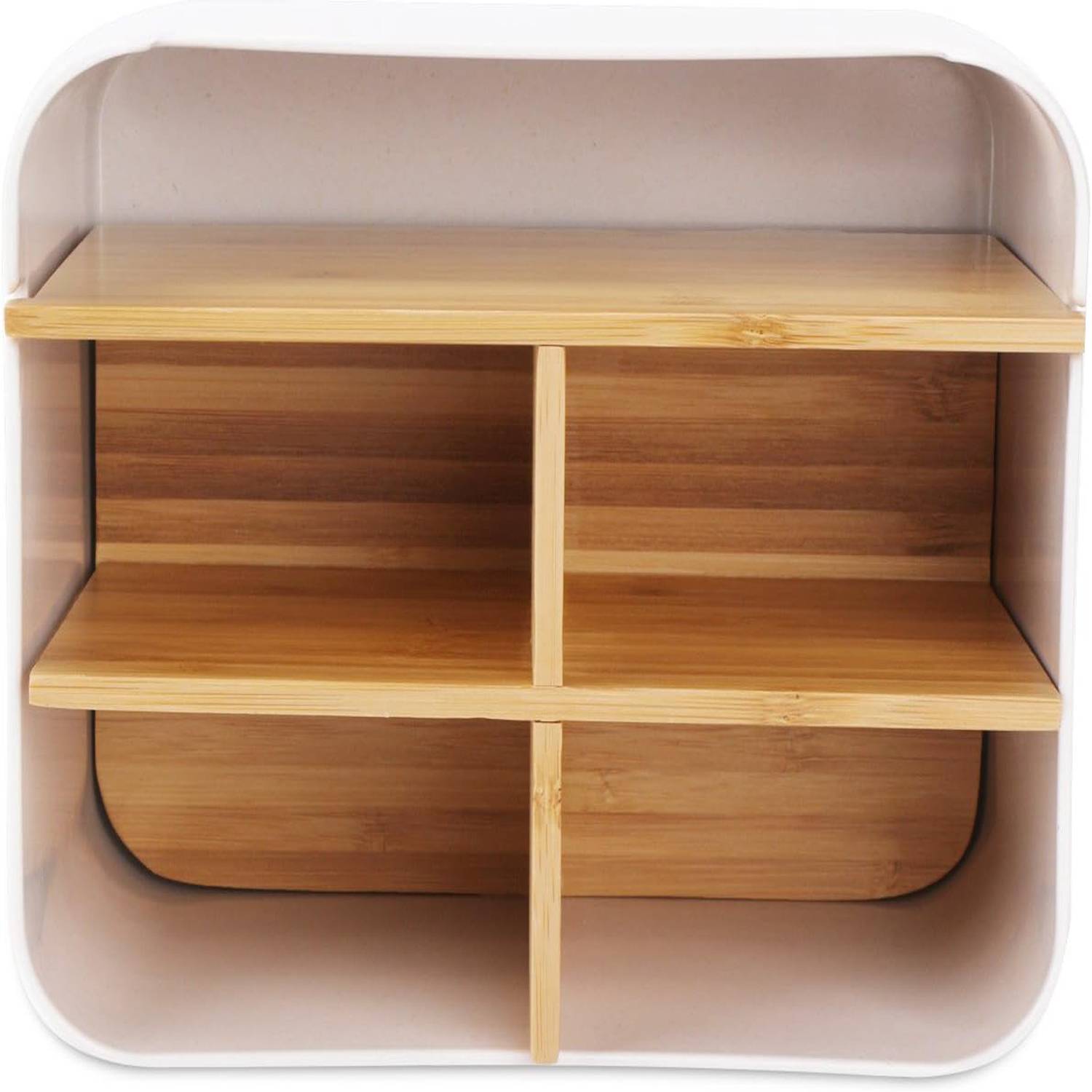 Bamboo Desk Organizer 4