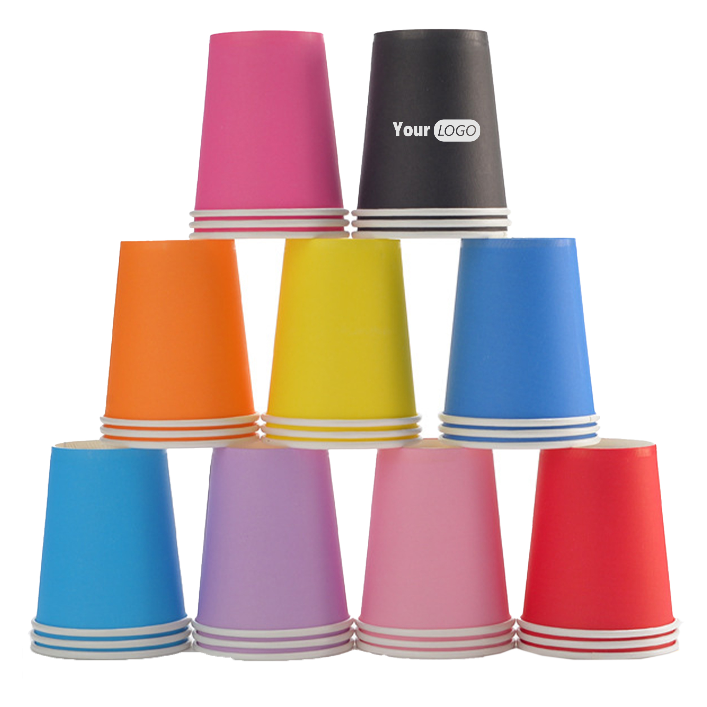 Paper Personalized 9 Oz Pms Color Cups With Free Design Support 1