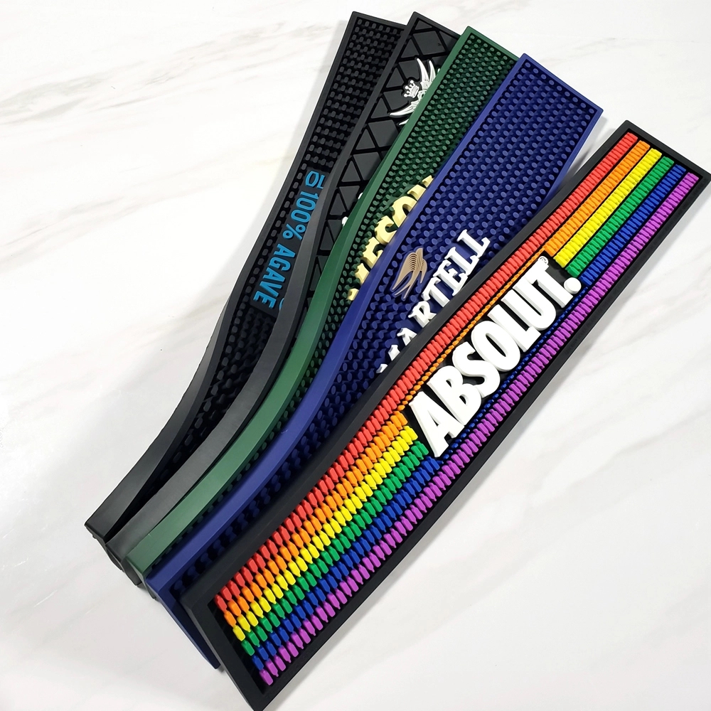 3 1/2'' x 20'' PVC Bar Mat 4