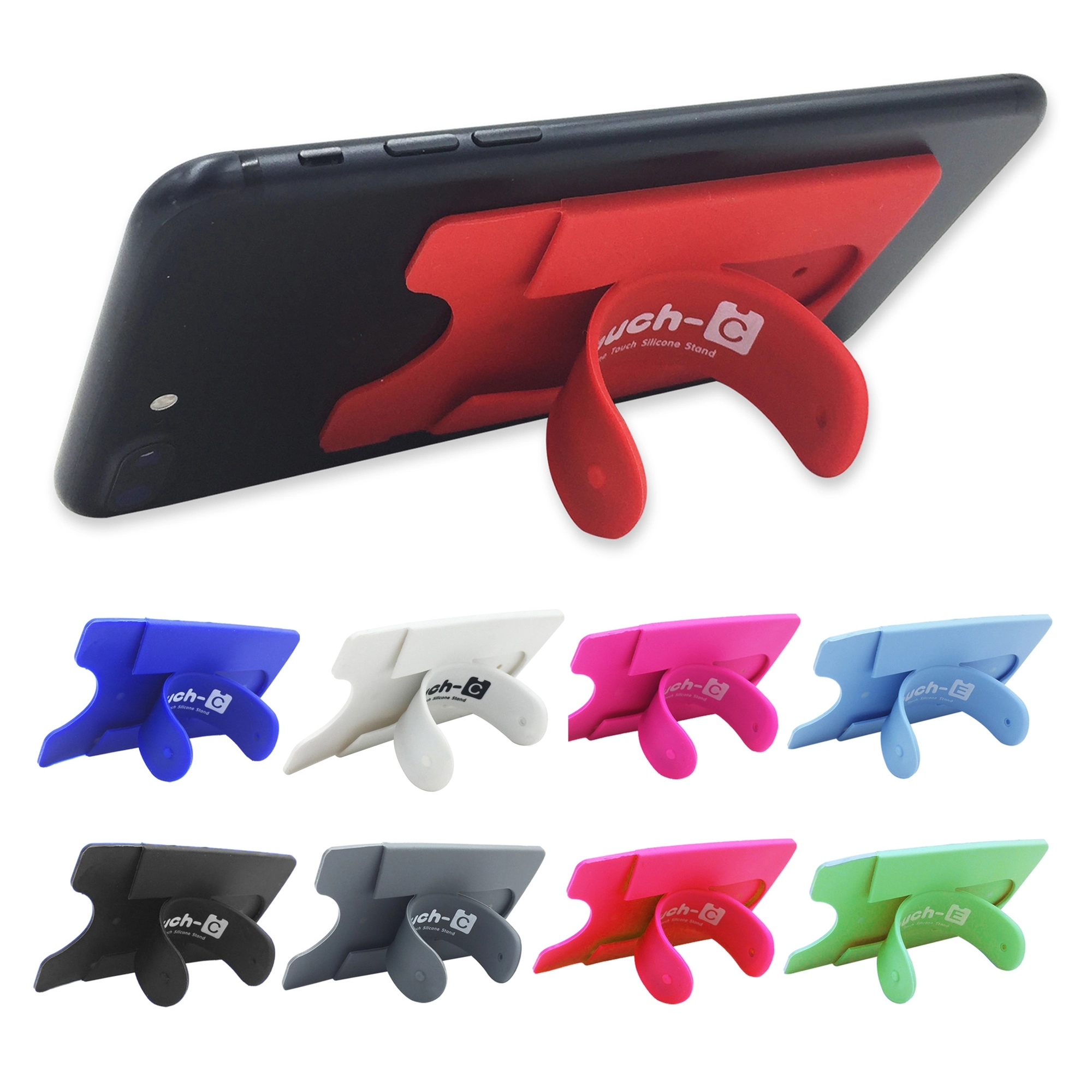Silicone Phone Card Holder with Phone Stand 3
