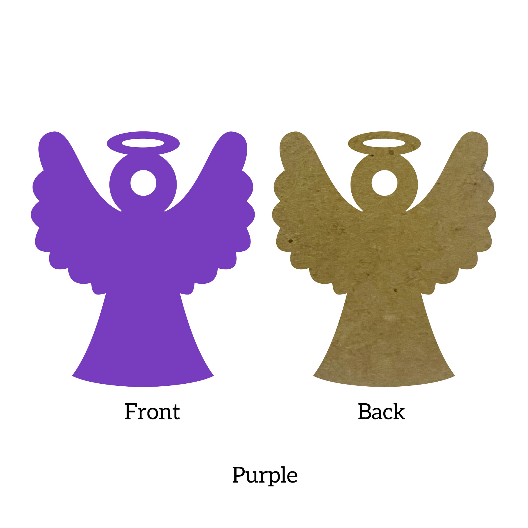 Free Shipping Solid Color Christmas Ornament - Angel 3