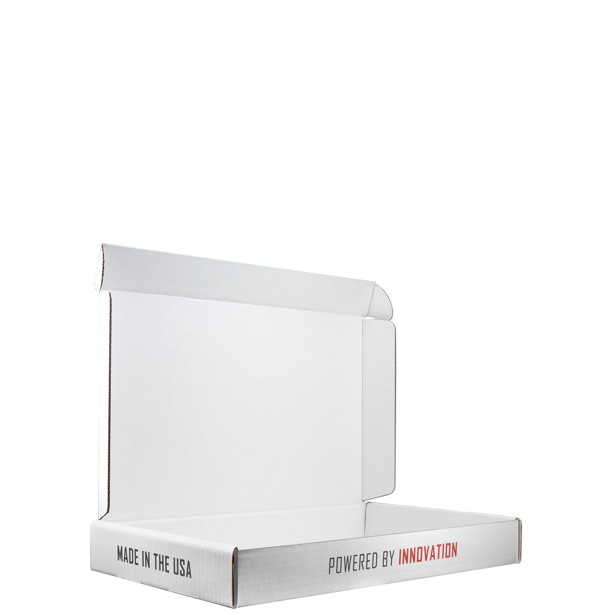 Mailing Box, B-Flute16" x 10" x 2" - White - D - 320 sq in 3