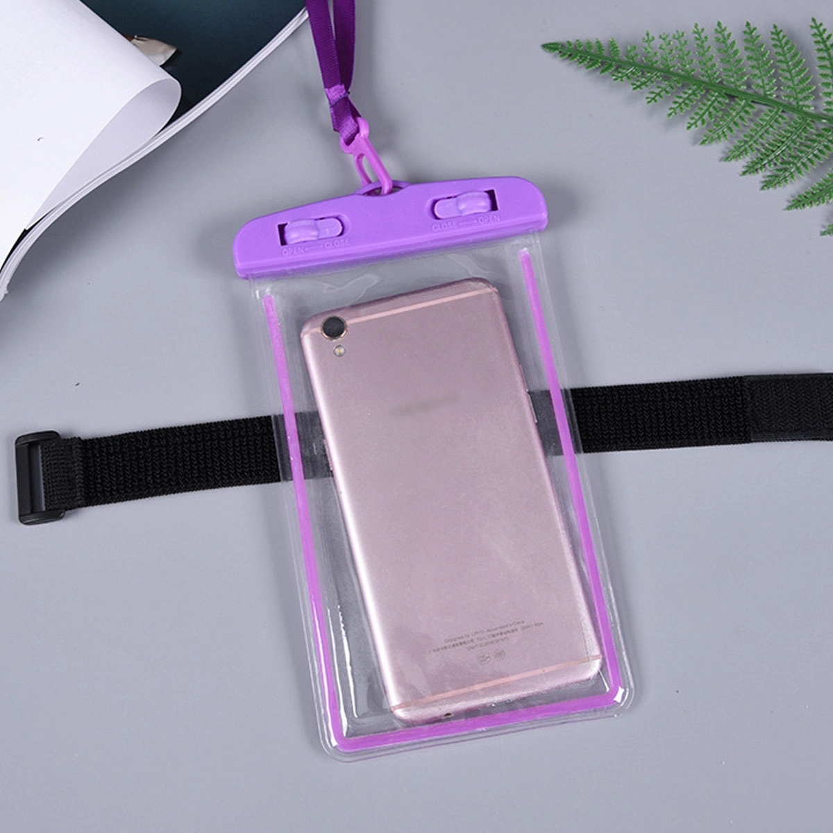 Universal Waterproof Phone Pouch With Lanyard Armband 4