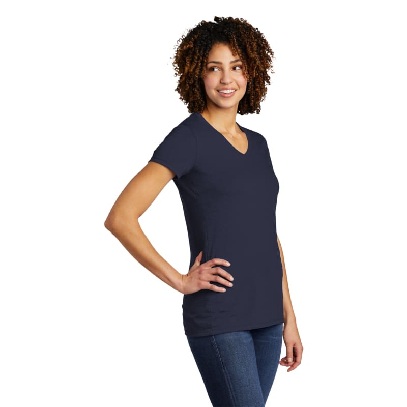 AllMade Women's Tri-Blend V-Neck Tee 73
