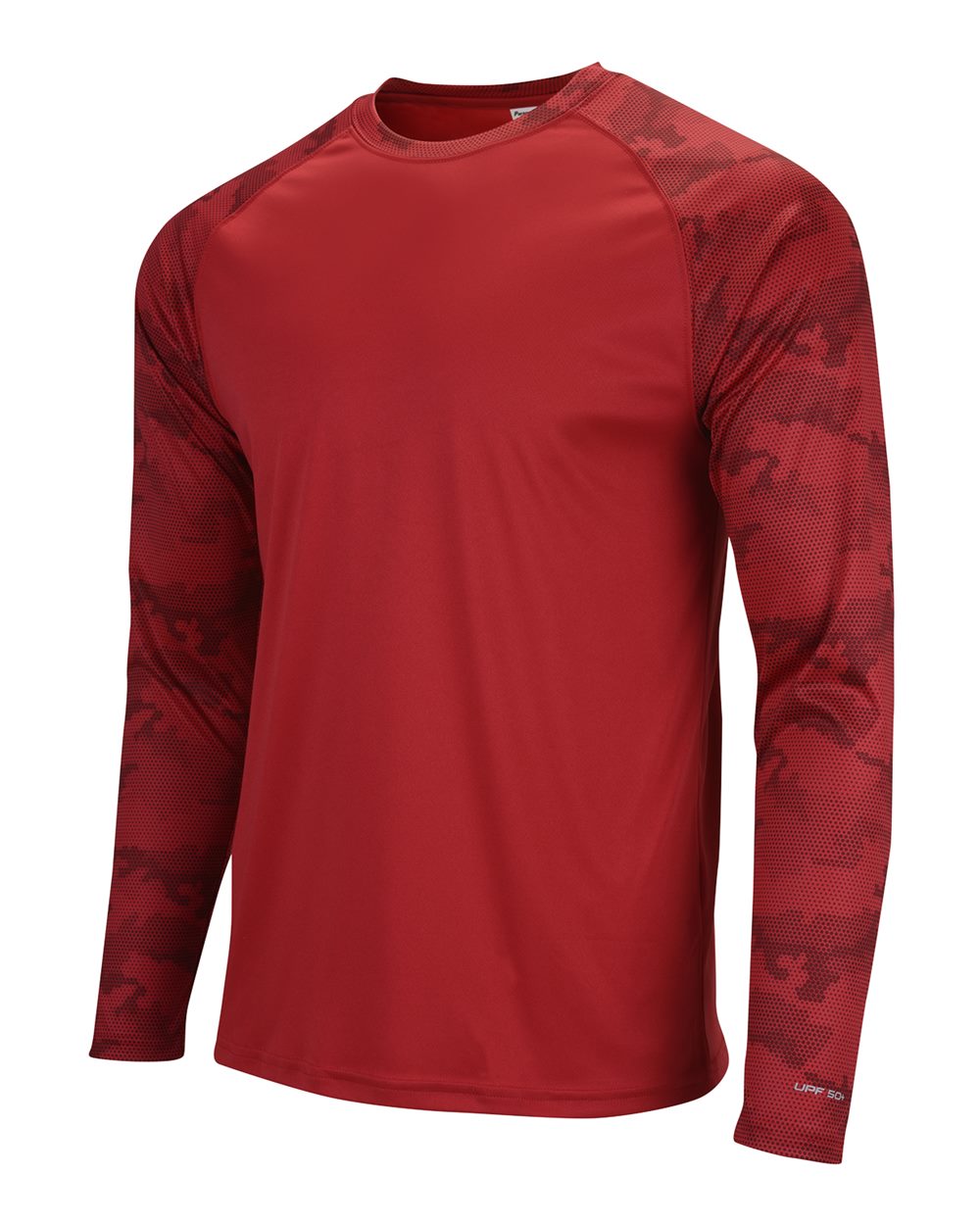Unisex Cayman Performance Camo Colorblocked Long Sleeve T-Shirt - 216 51