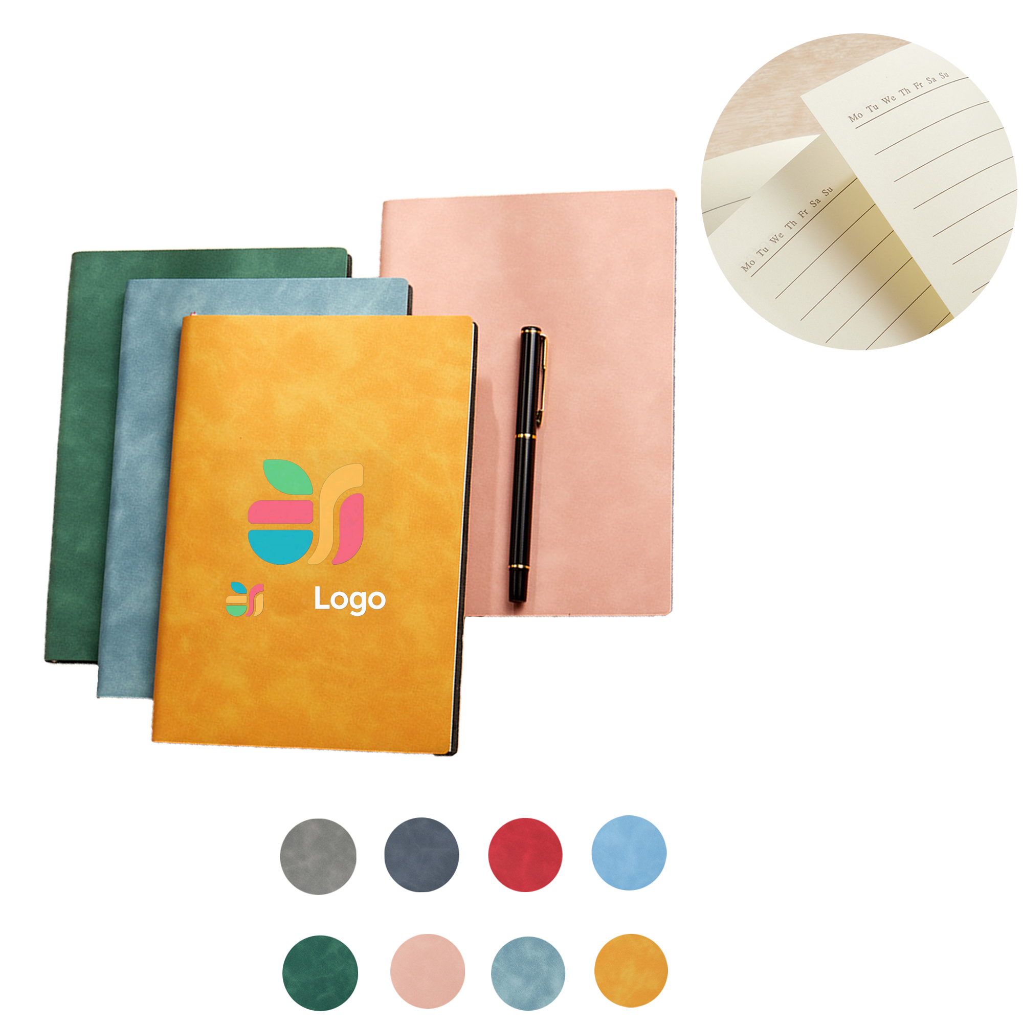 A5 PU Bound Notepad MOQ 50 2