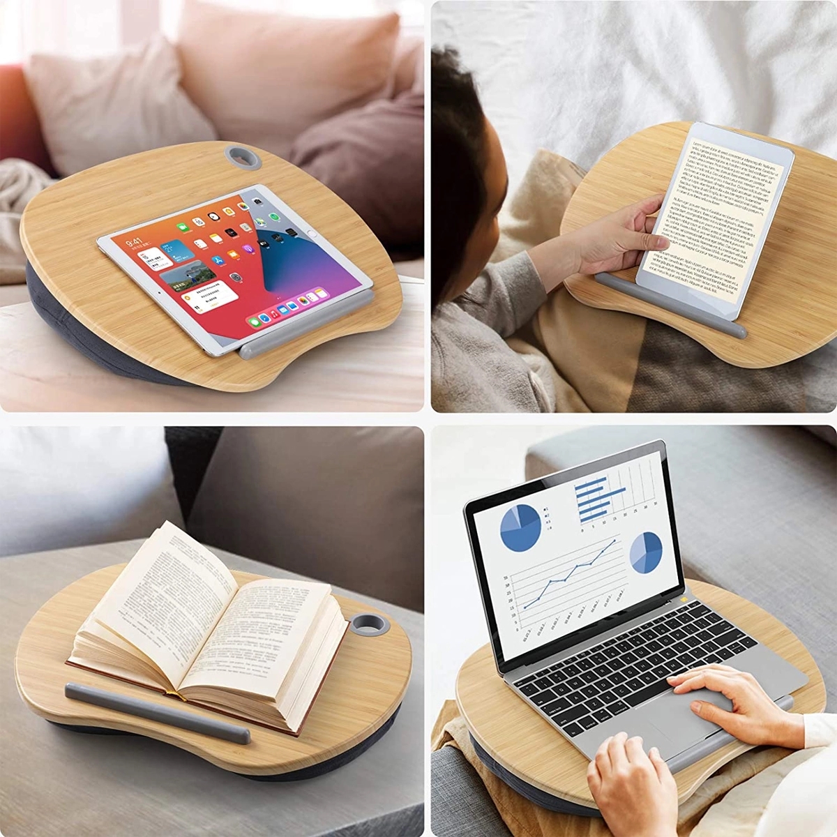 Lap Desk With Pillow Cushion 5