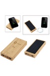 Bamboo 10,000mAh Solar/Wireless Powerbank 4