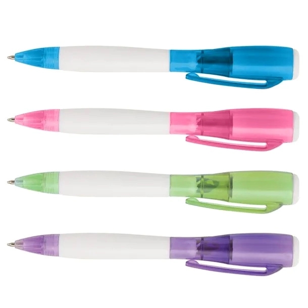Bright Led Flashlight Plastic Pen 2
