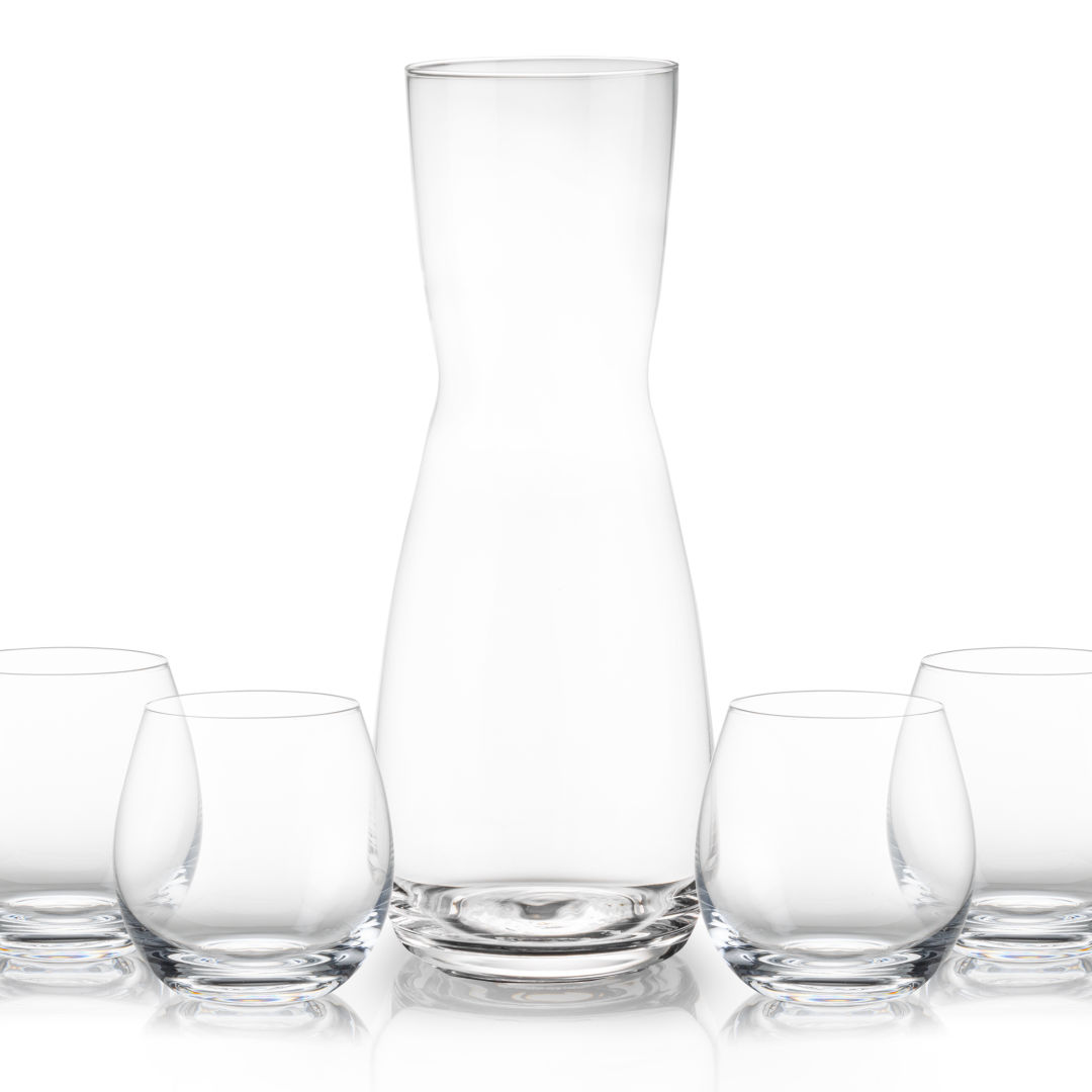 Mason Carafe & Redmond Stemless Wine 2