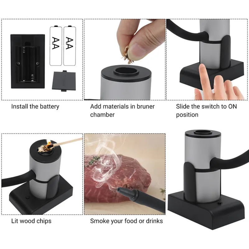 Smoking Gun Cocktail Smoker Food 6