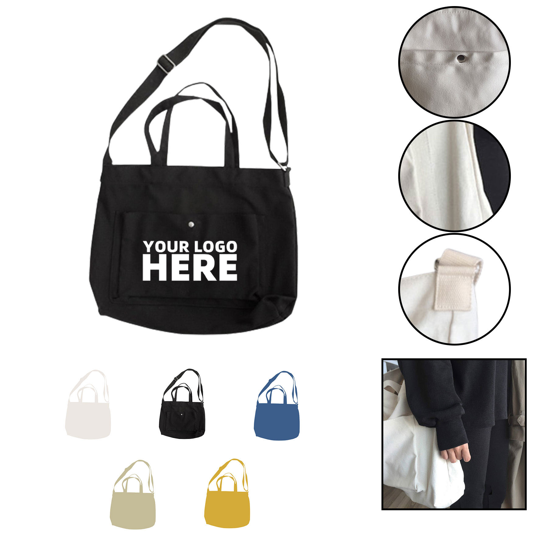 Canvas Shoulder Bag 2
