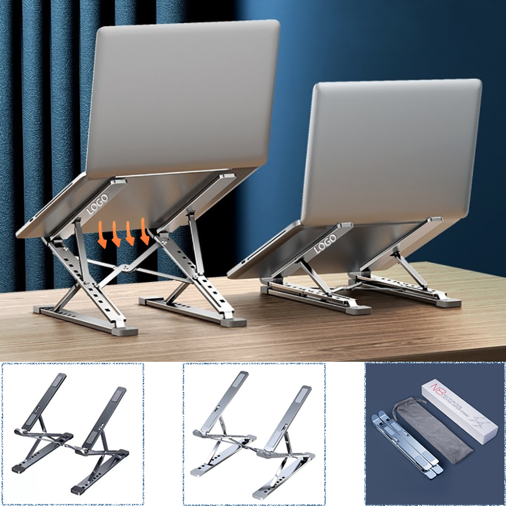 Adjustable Aluminum Laptop Stand Holder (Double-decker) 1