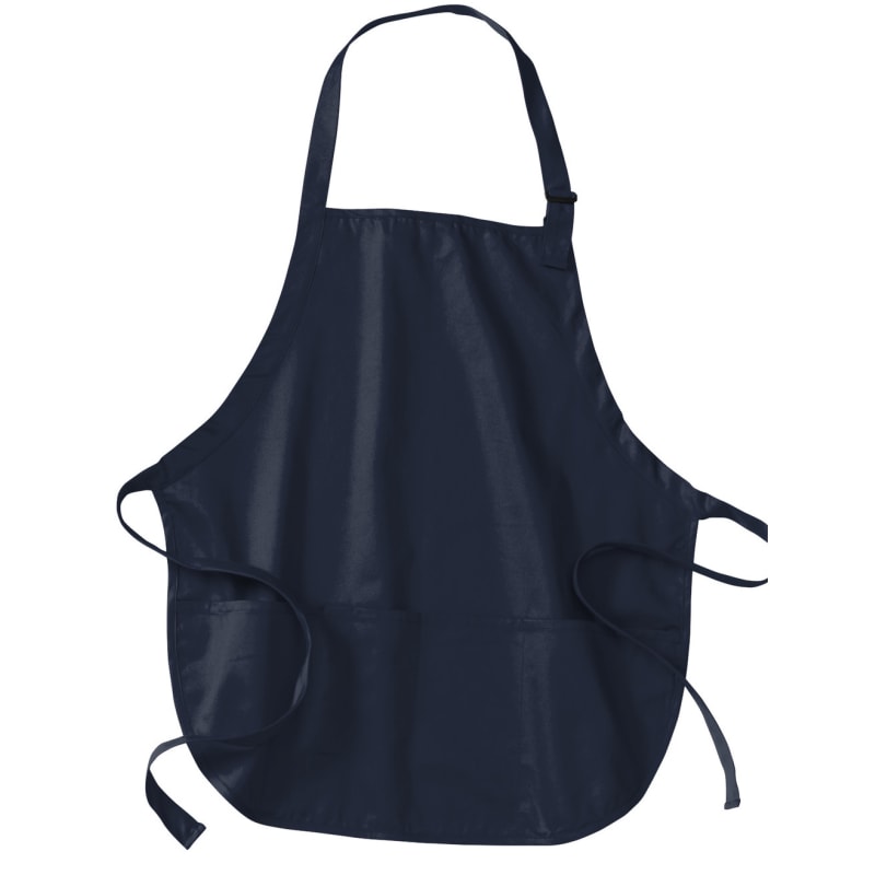 Port Authority Medium-Length Apron With Pouch Pockets. 40