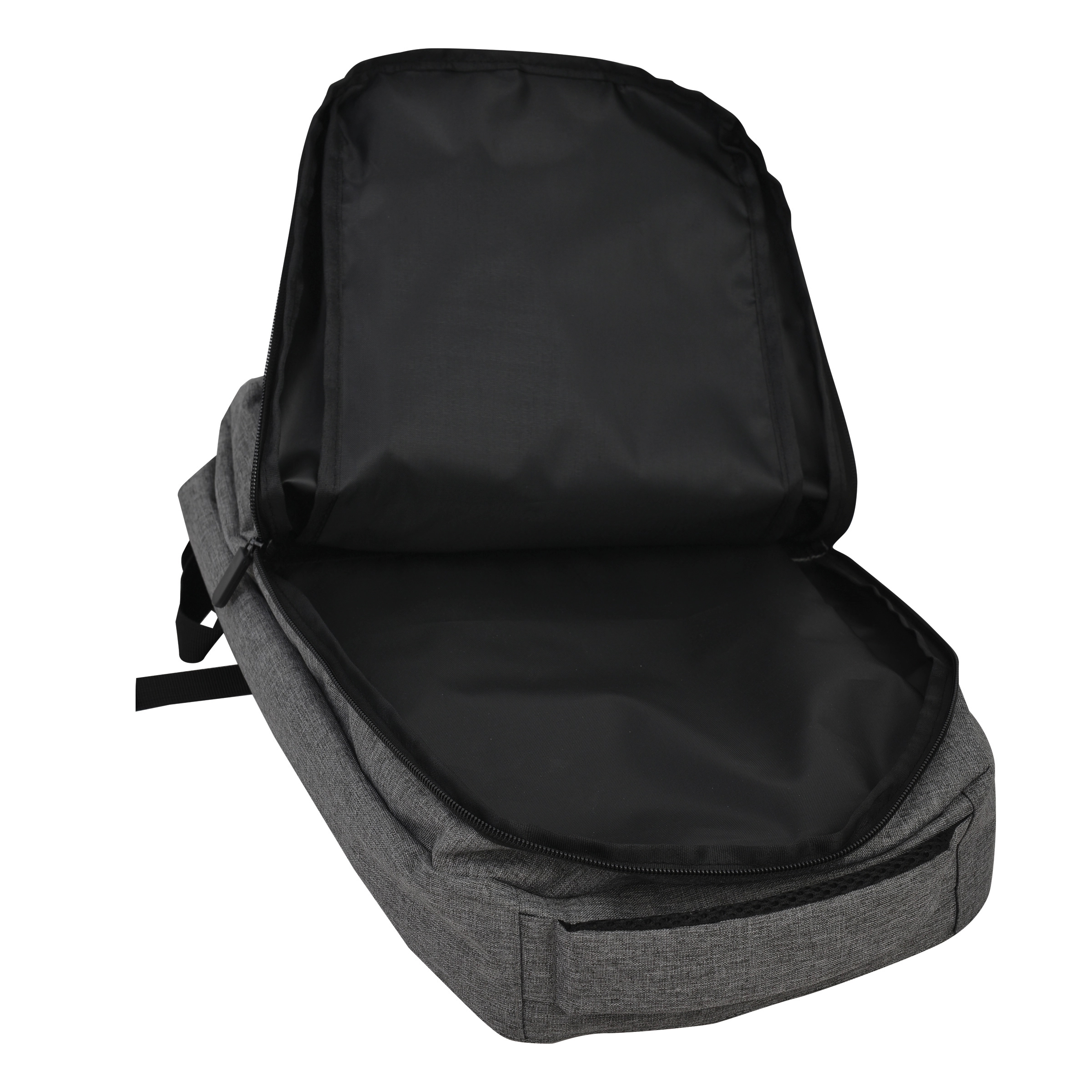 15.6 " Anti-Theft Laptop Backpack in Premium Melange Gray 3