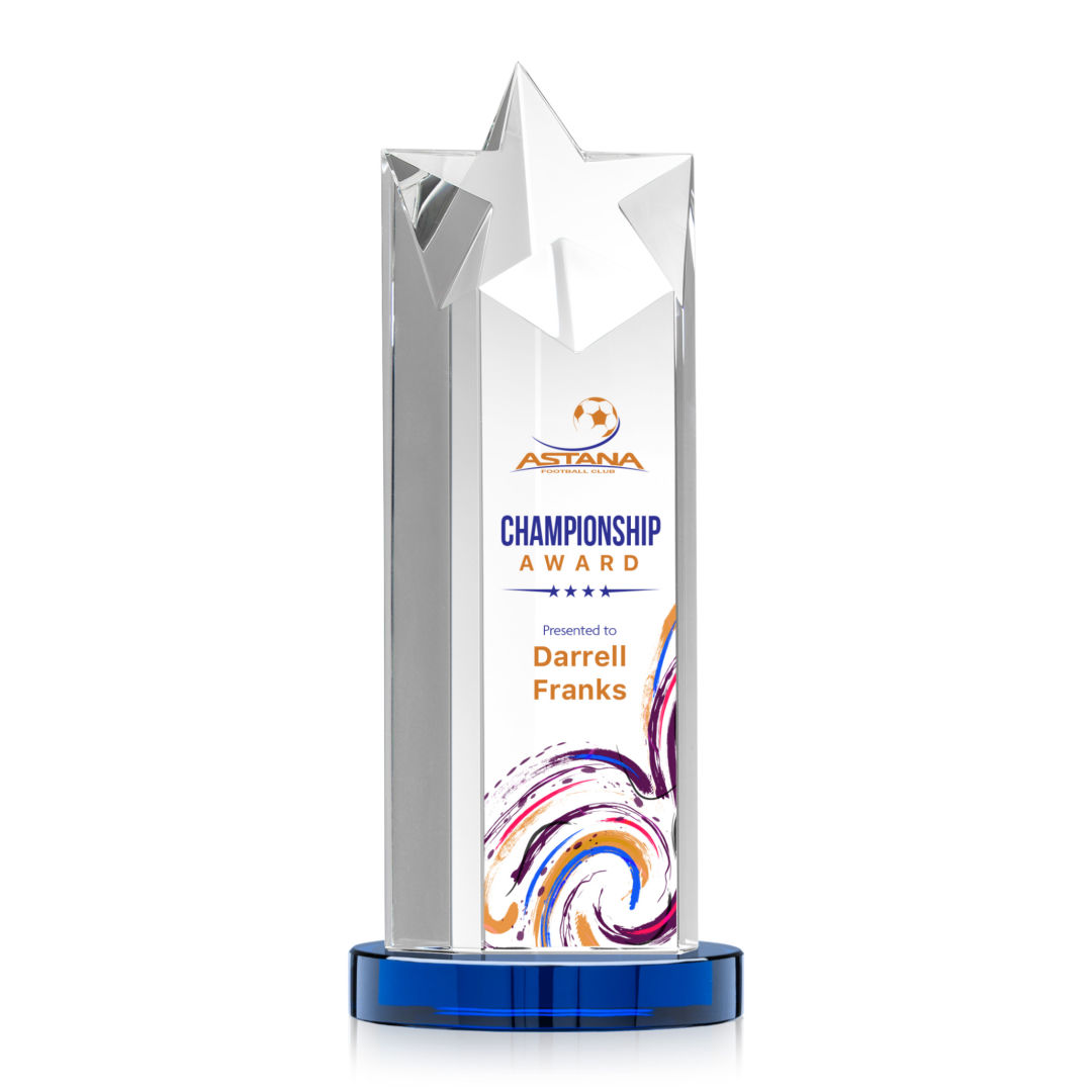 Berkeley VividPrint™ Award on Condor Base - Blue 14