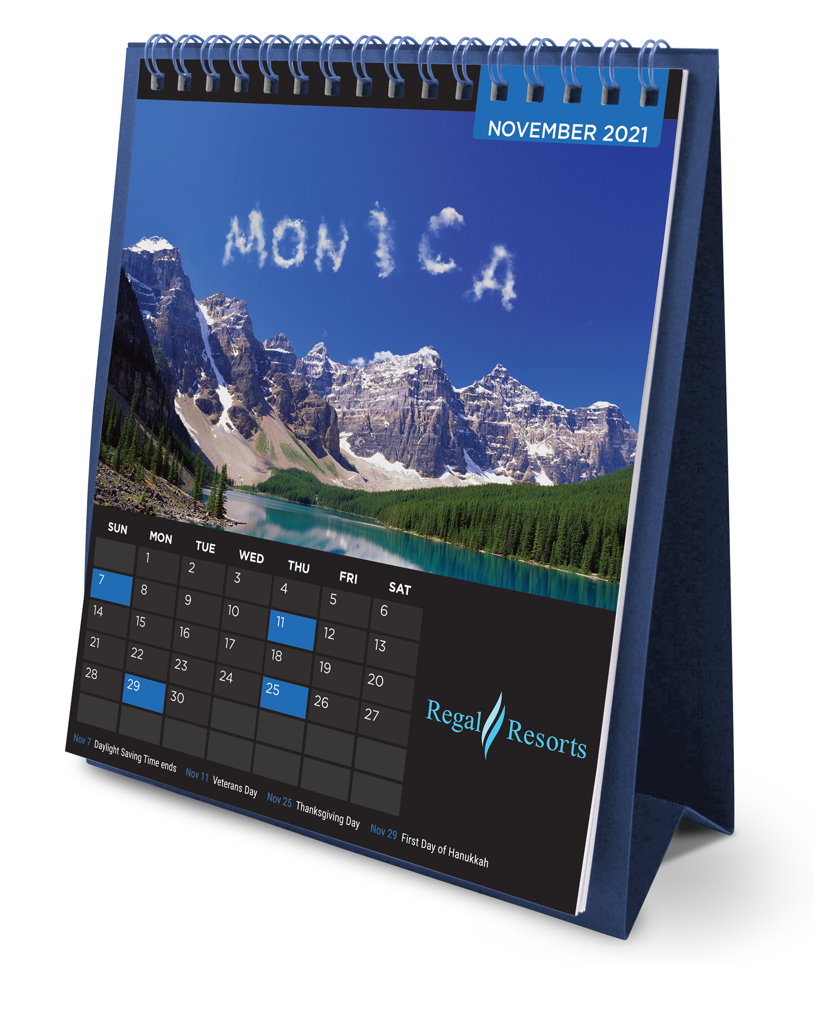 Flip Calendar w/Name Personalization (Tall)