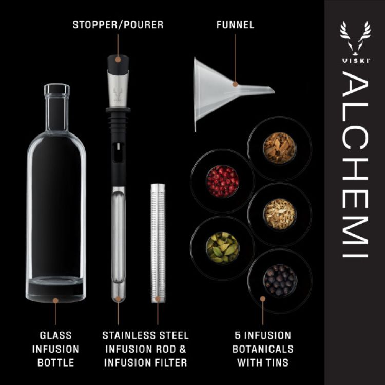 Viski® Alchemi Spirits Infusion Kit 11