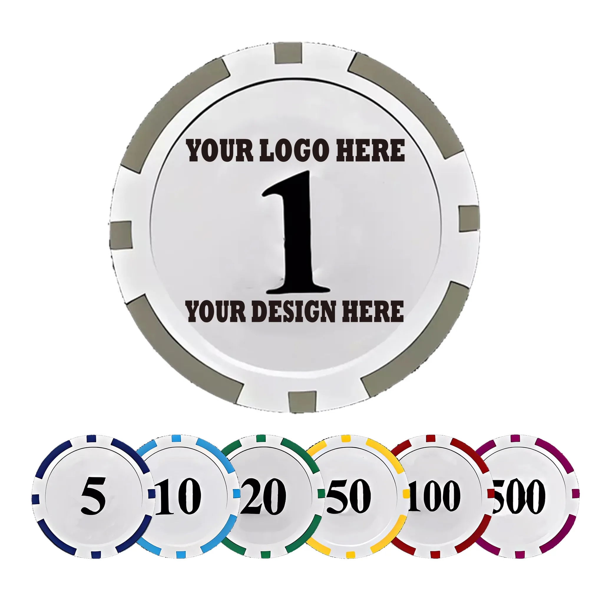 Blackjack Striped Dice Poker Chips Casino Gameplay