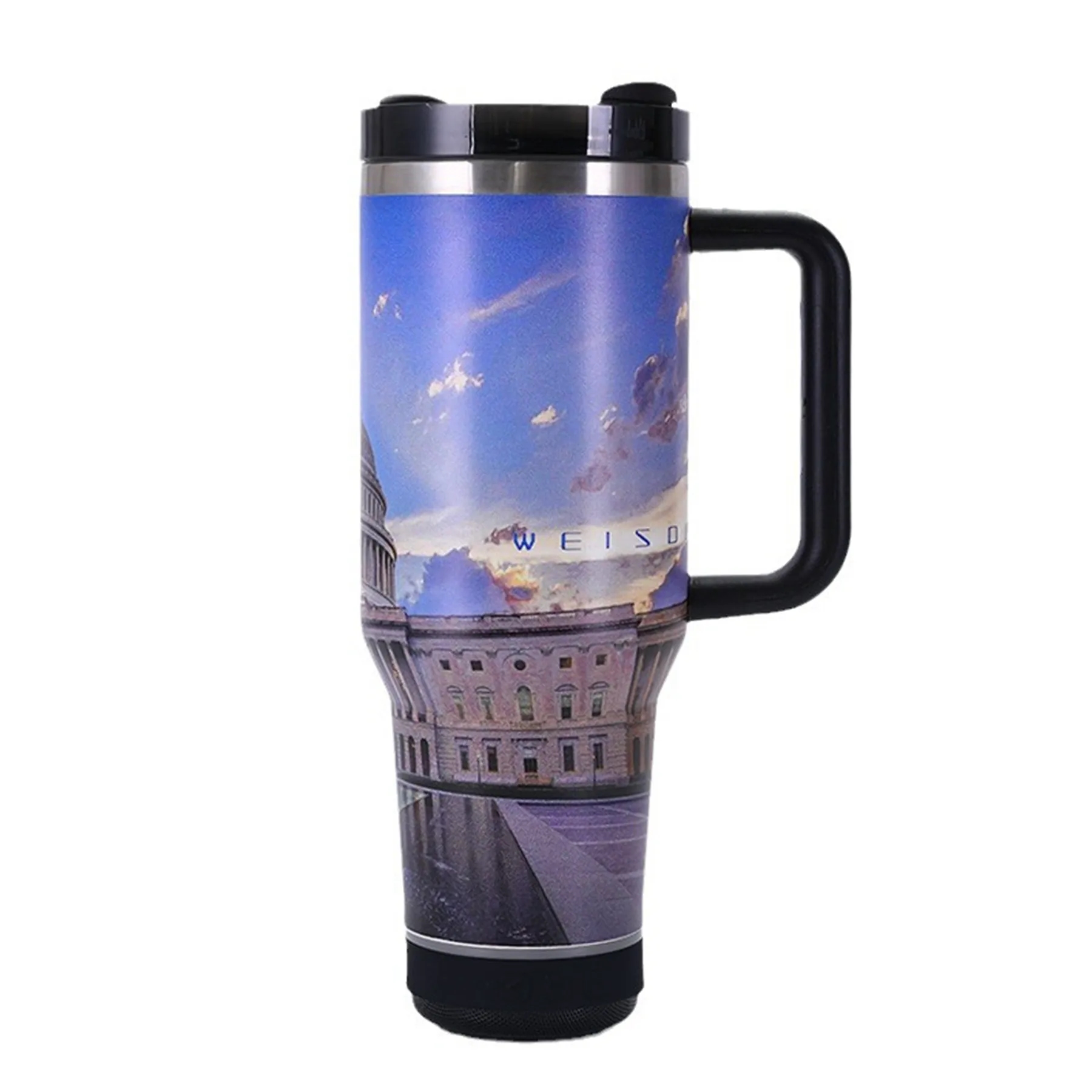 40 Oz. Wireless Speaker Stainless Steel Tumbler with Handle 7