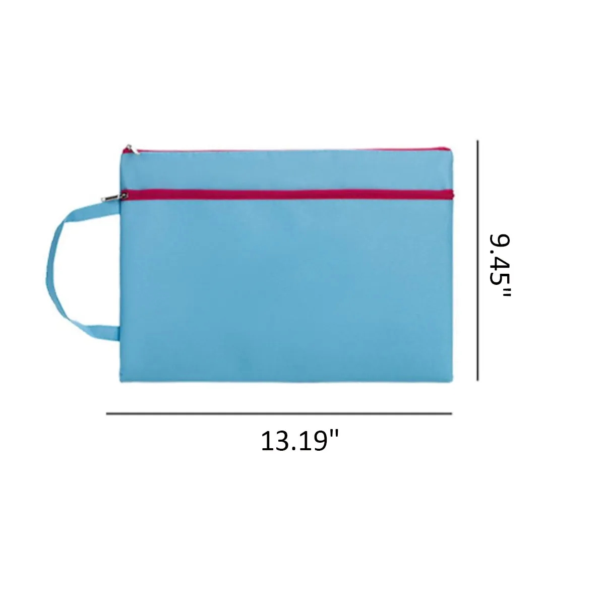 Portable A4 Handle Zipper File Bags All Over Printing 4