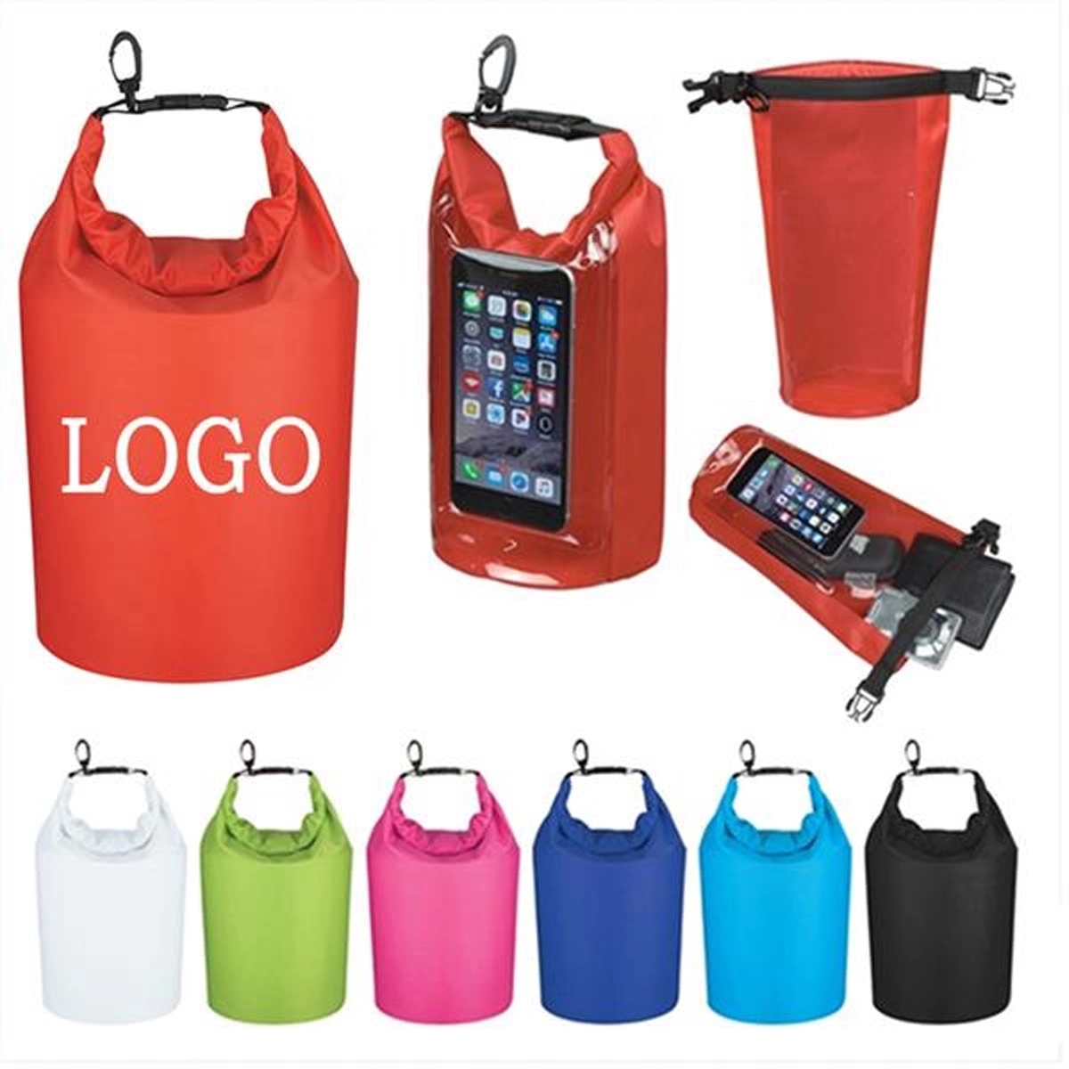 Lightweight Floating Waterproof Dry Bag 2L Roll Top Sack 3