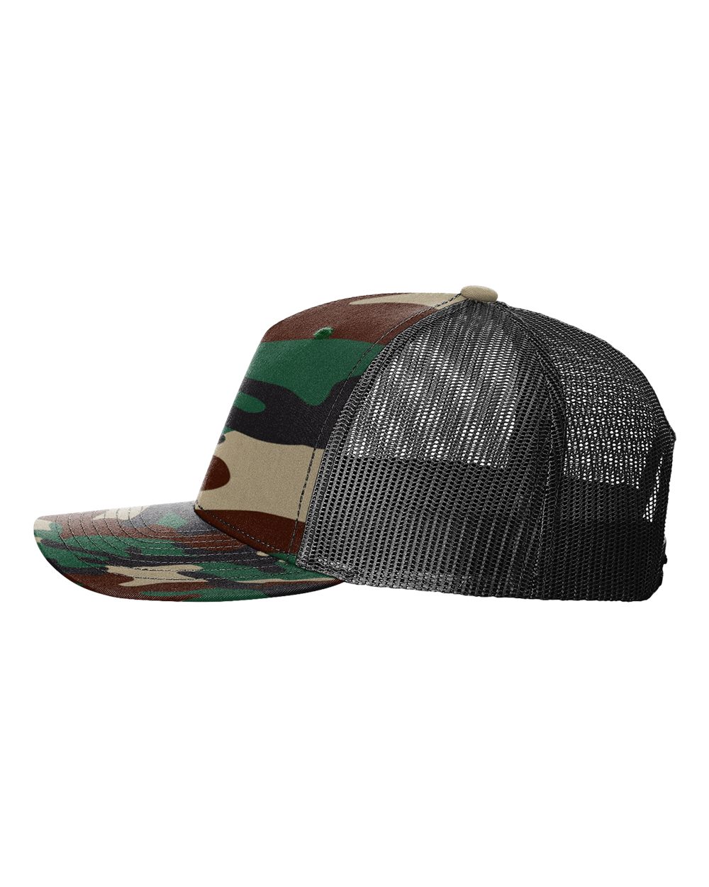 Printed Five-Panel Trucker Cap - 112PFP 125