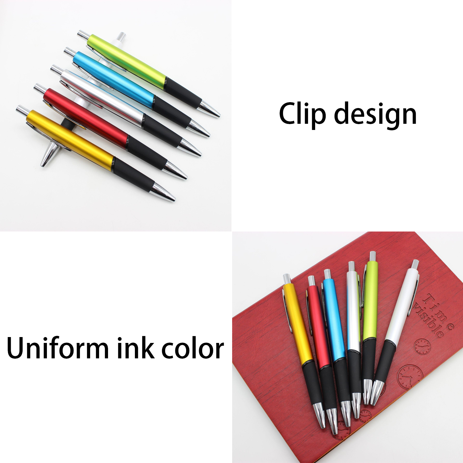 Durable Plastic Push-Button Ballpoint Pen 10