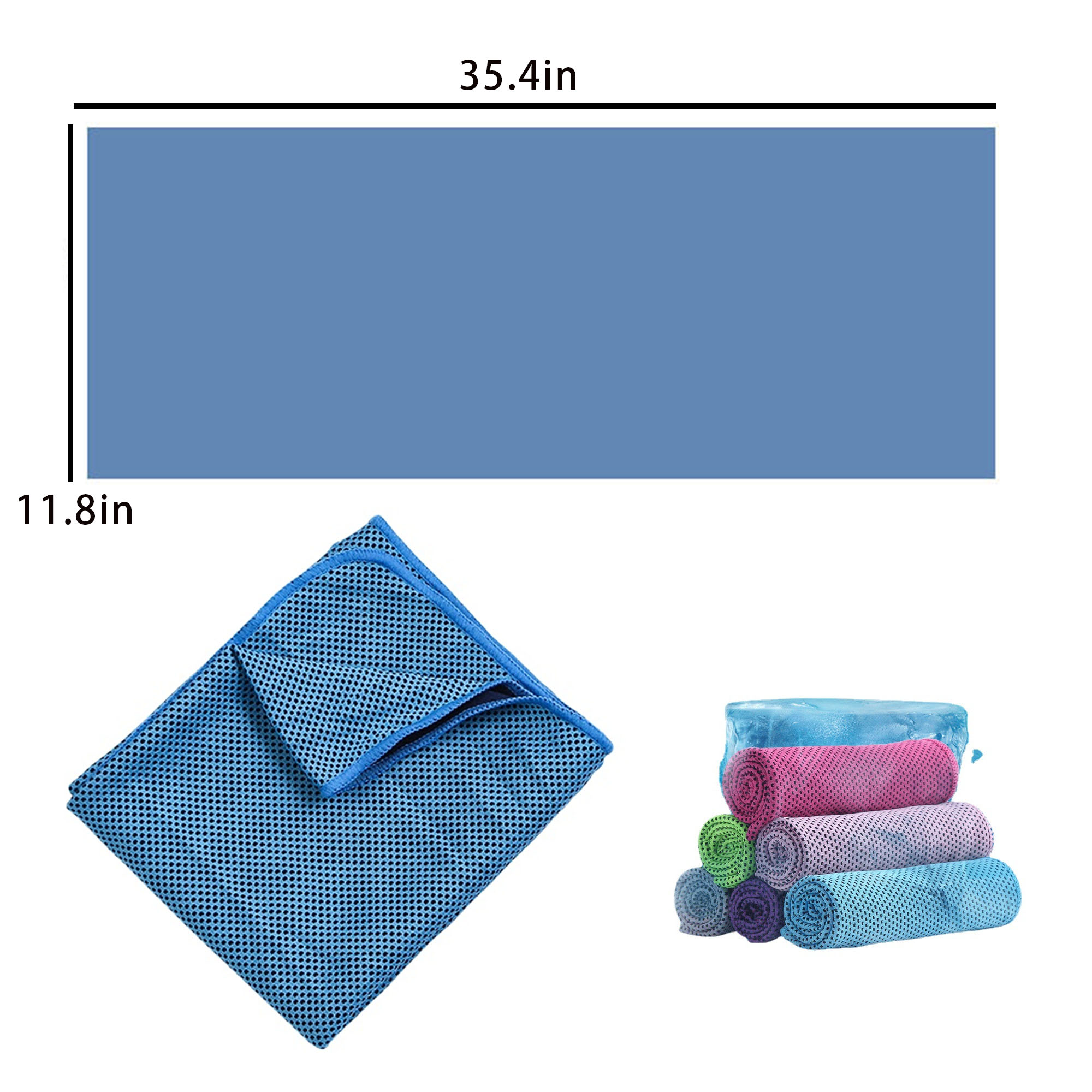 Soft Breathable Sports Cooling Towels for Neck and Face 2