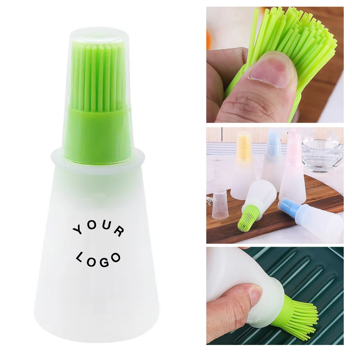 Silicone Cooking Brush with Transparent Bottle 8