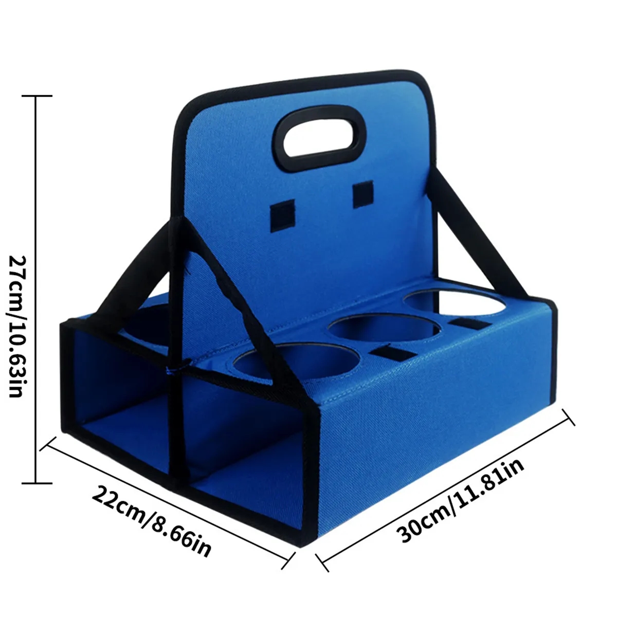 6-Holes Portable Reusable Handle Cup Carrier 3
