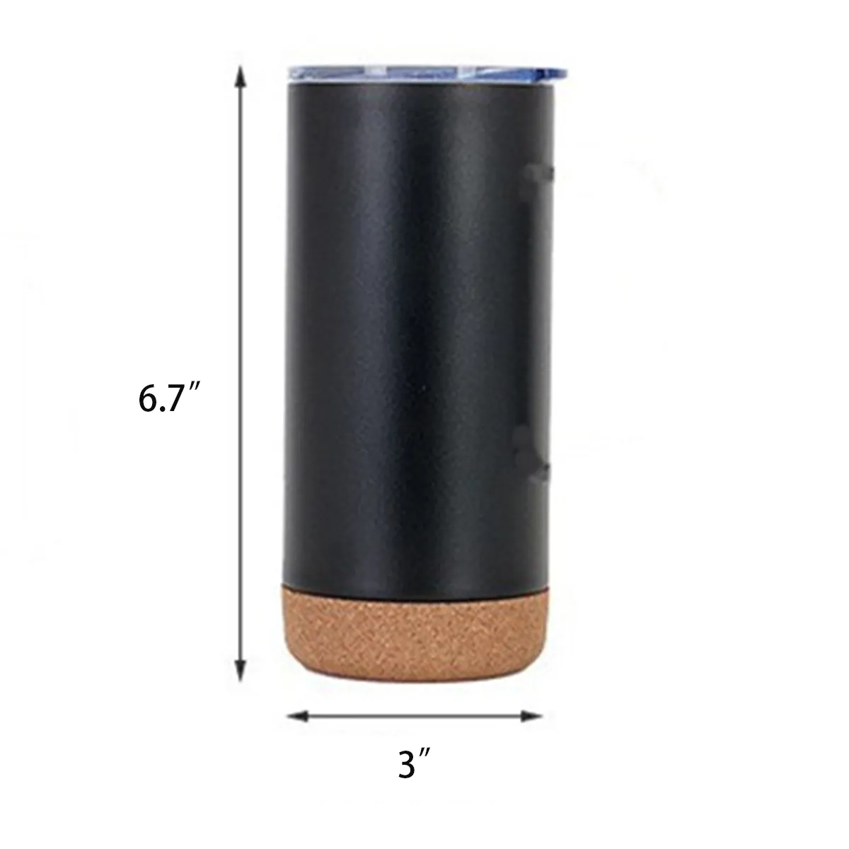 16oz Oak Cork Bottom Travel Coffee Mug 4