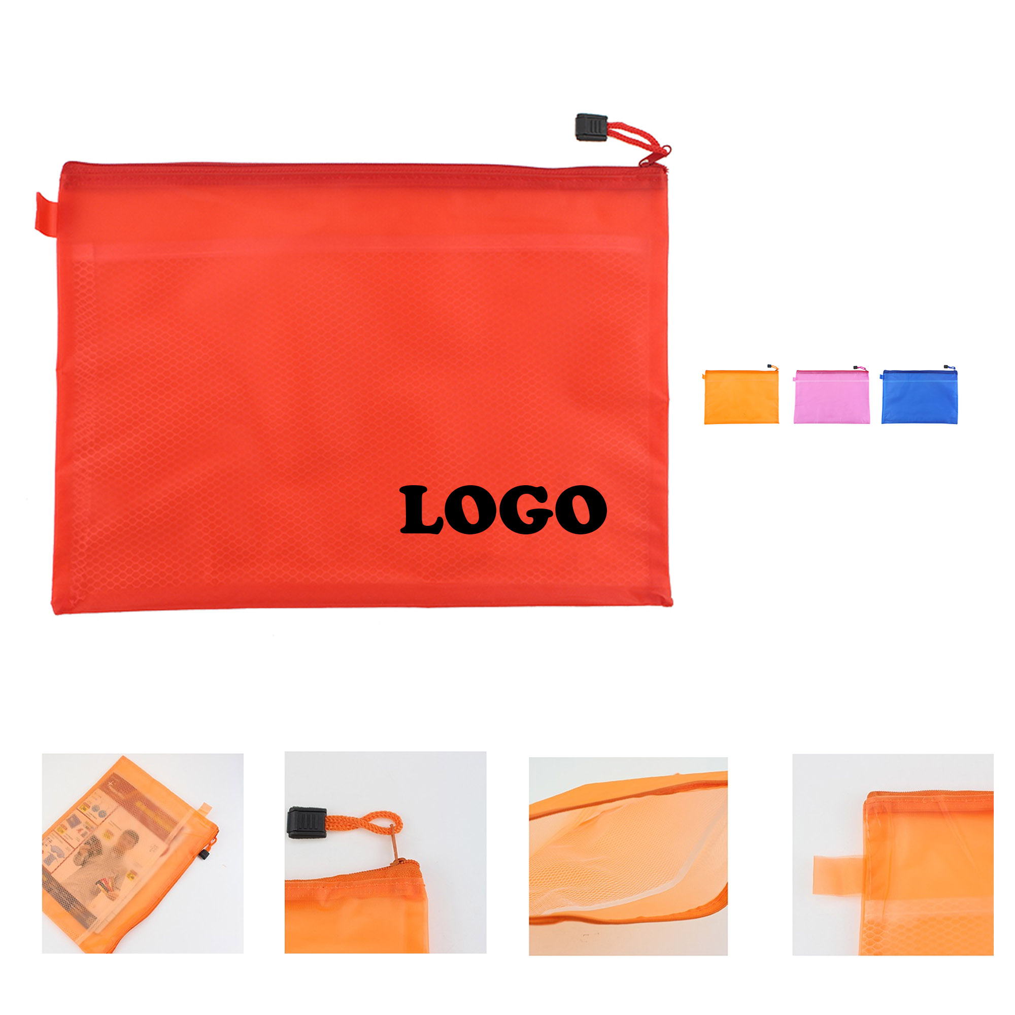 MOQ 50 pcs Custom Logo Document Sleeve 3