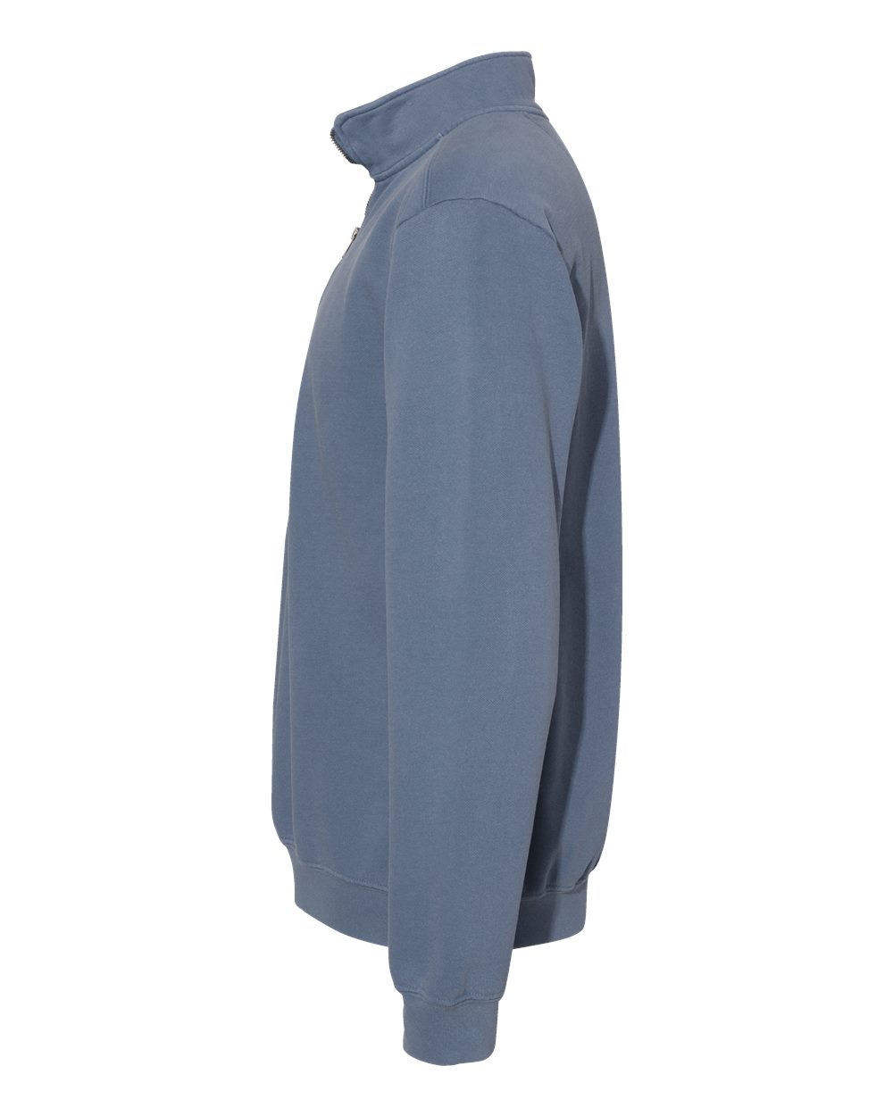 Garment-Dyed Quarter Zip Sweatshirt