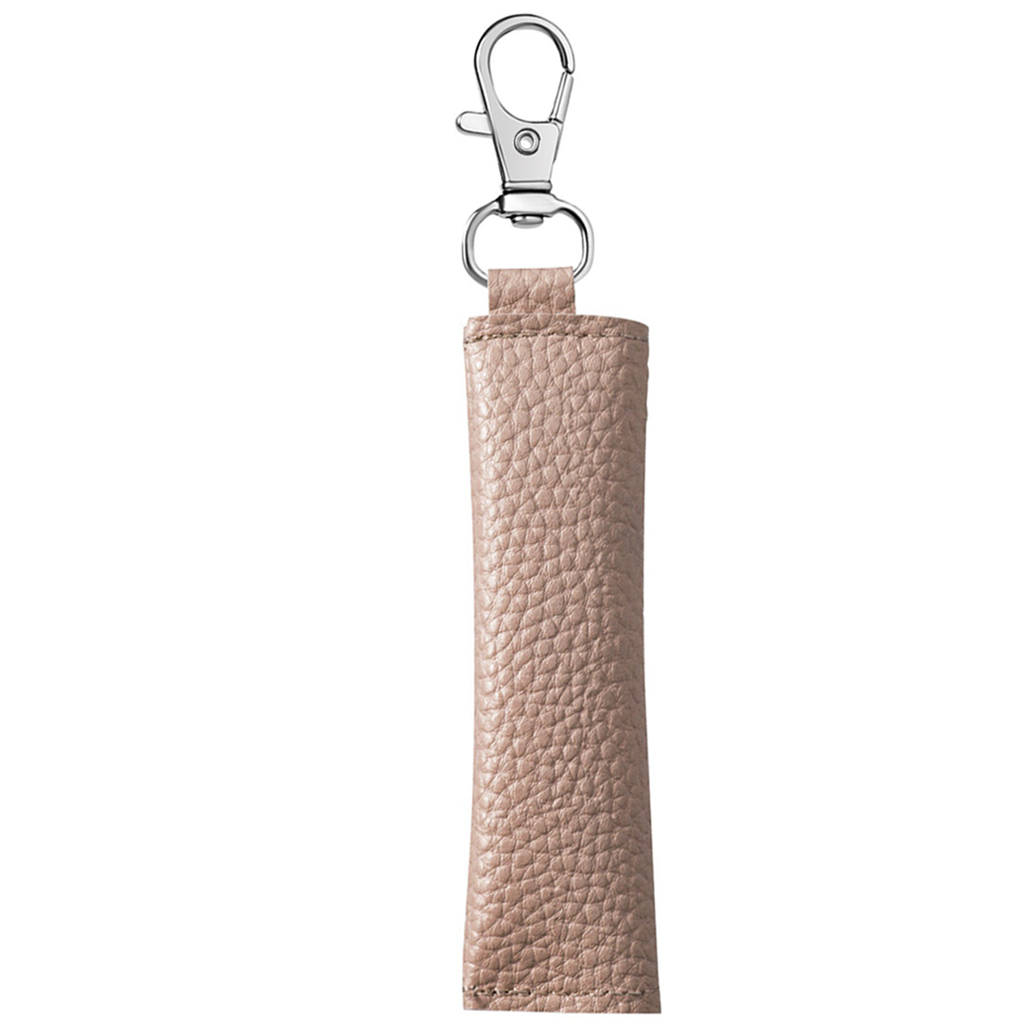 Litchi pattern coin earphone cable storage keychain 3