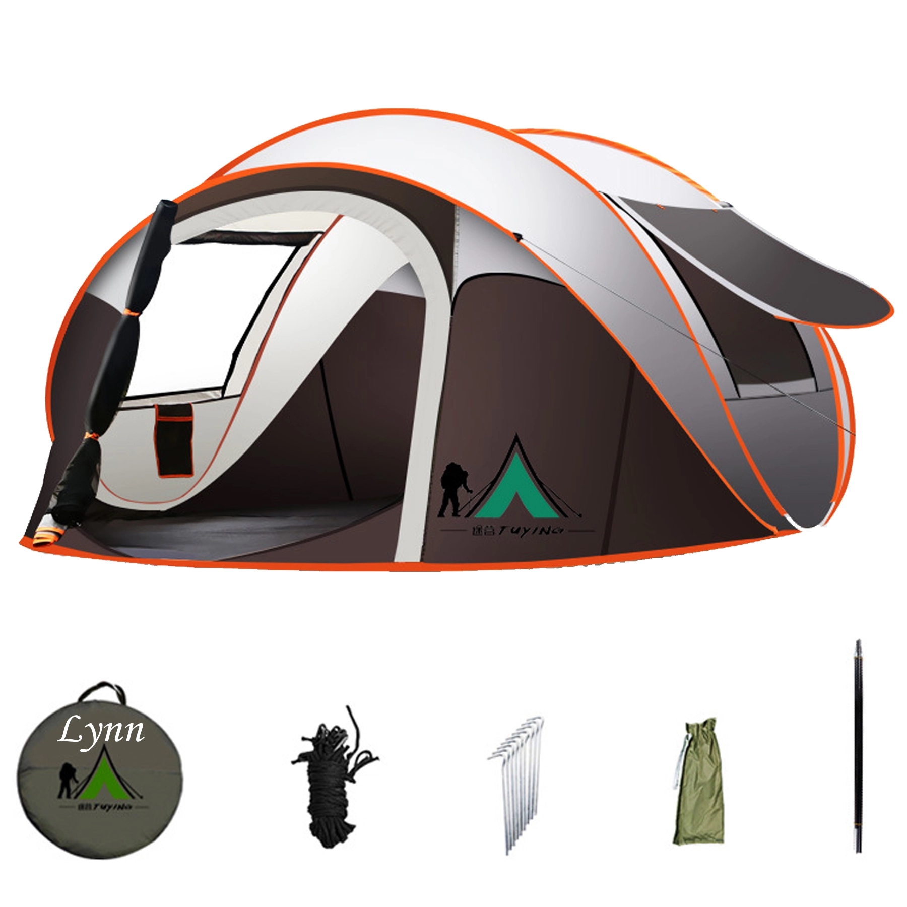 Full-Automatic Quick-Opening Rainproof Shelter Large Tent 1