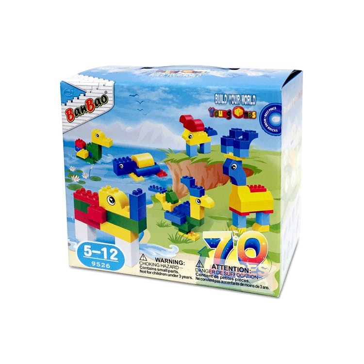 Large Building Block Sets - 70 Pieces 2