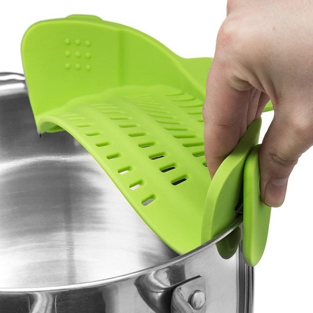 adjustable Silicone Clip On Strainer 8