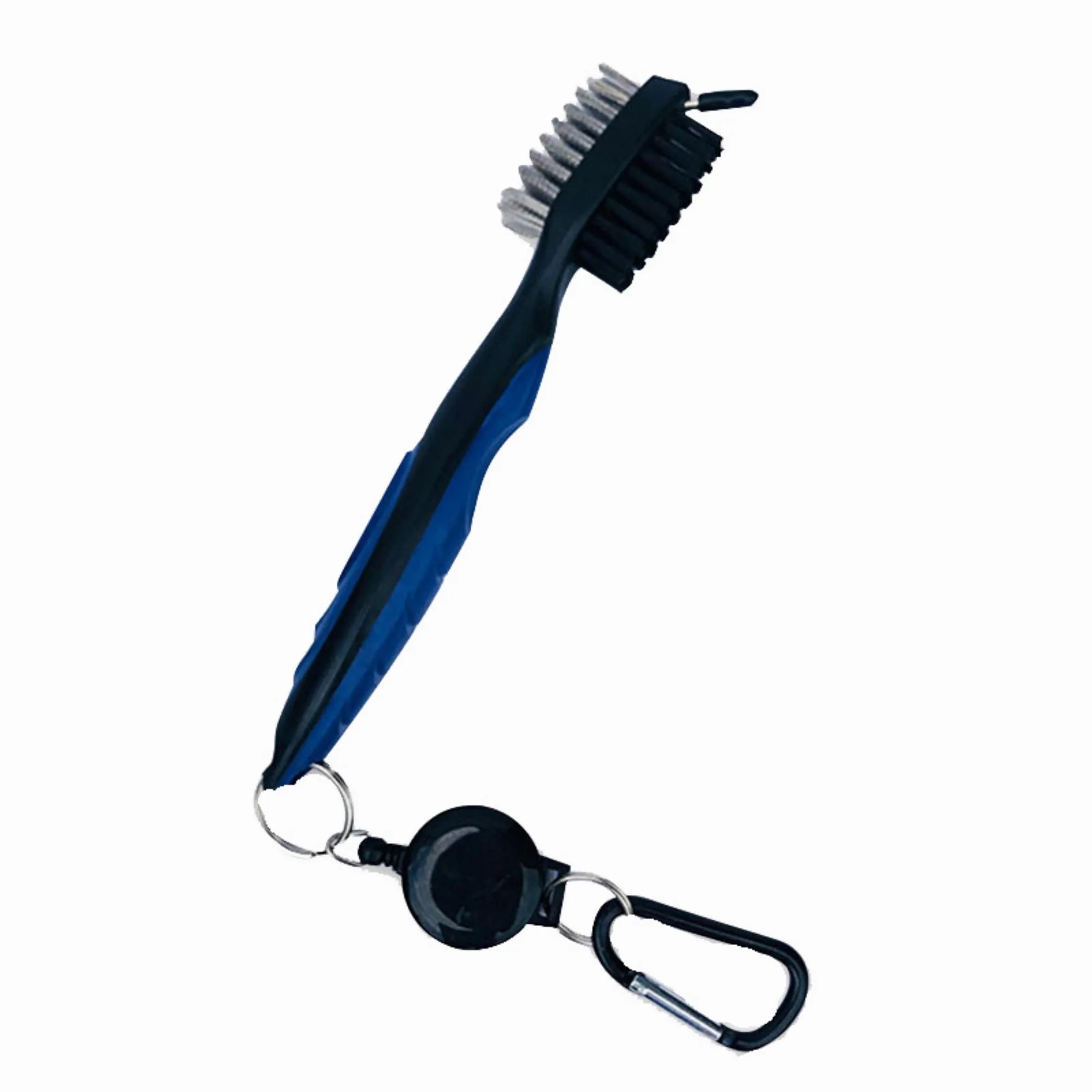Golf Club Cleaning Brush with Retractable Aluminum Carabiner 6