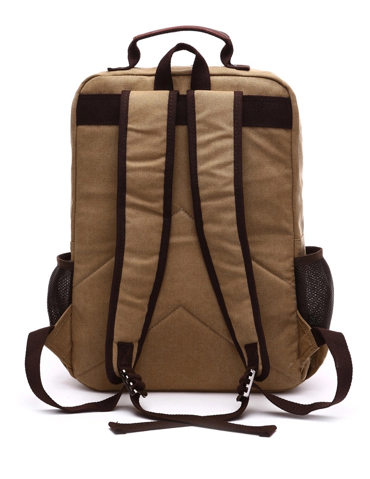 Vintage Canvas Backpack Travel Rucksack 18