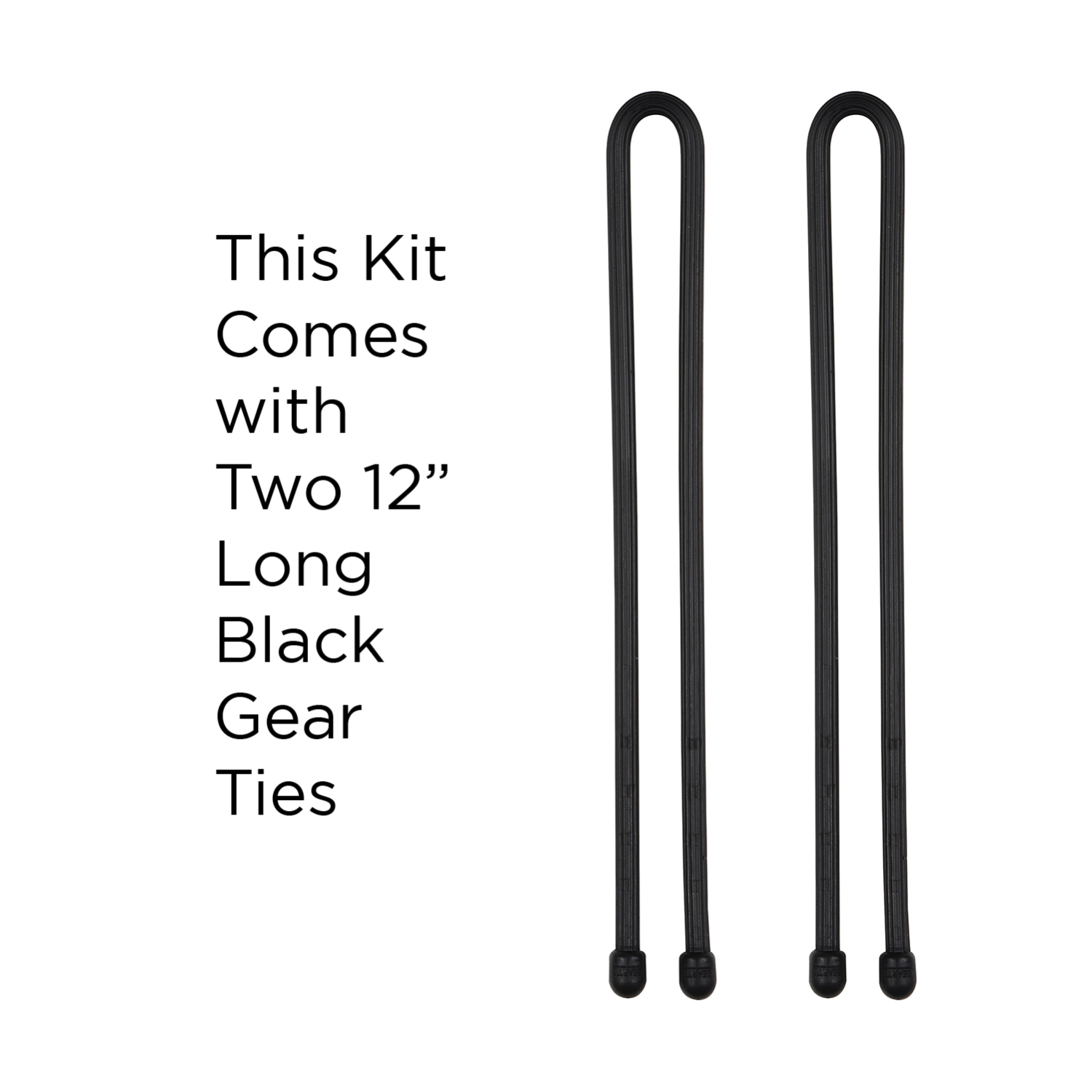 Nite Ize® Gear Tie Kit Black 10