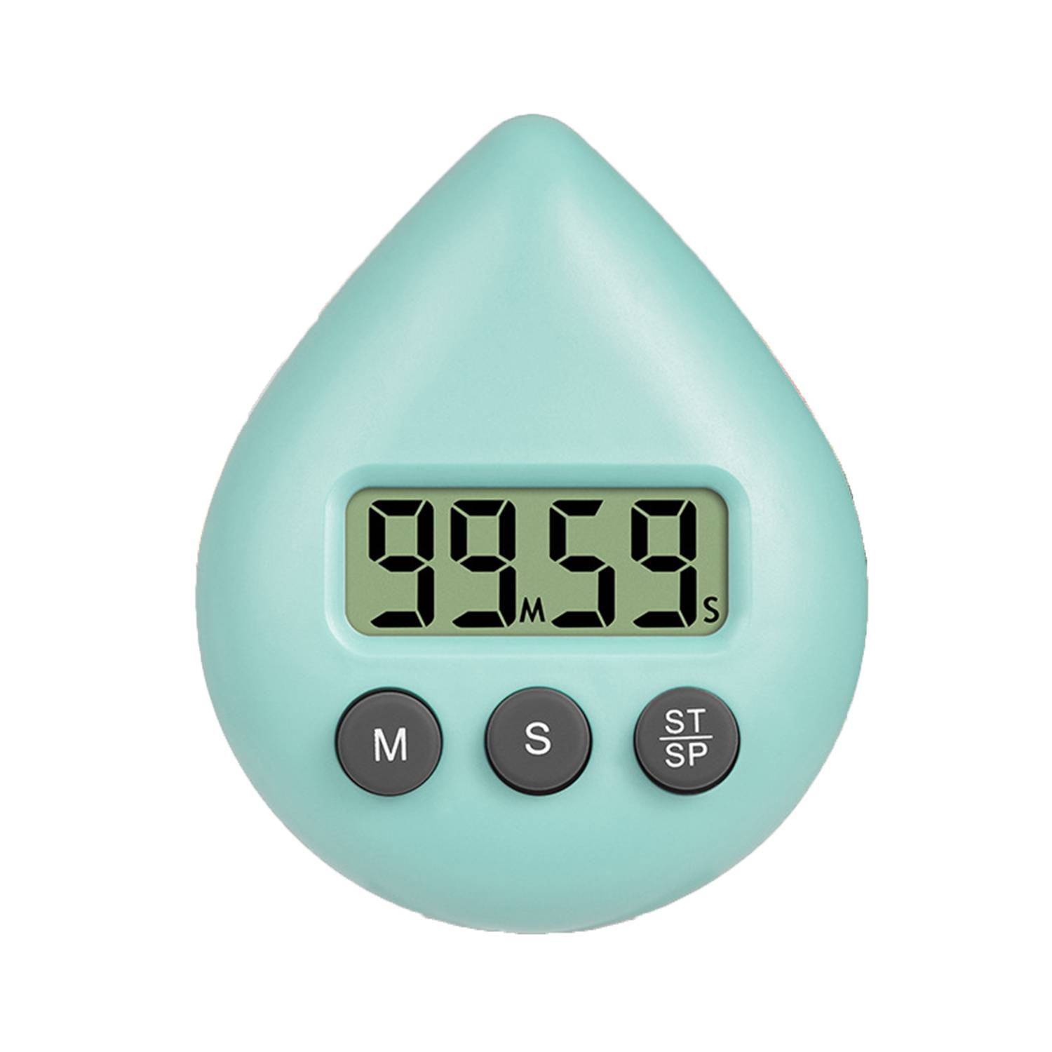 Teardrop-shaped electronic timer 6
