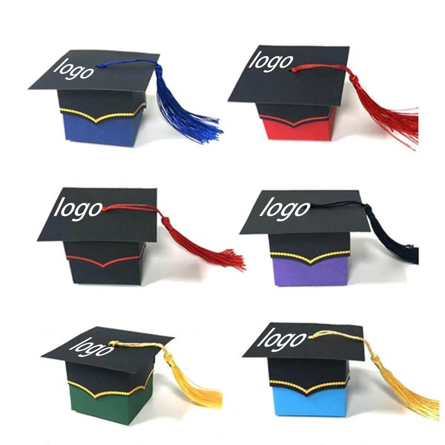 Graduaction Cap Shaped Paper Candy Box 4