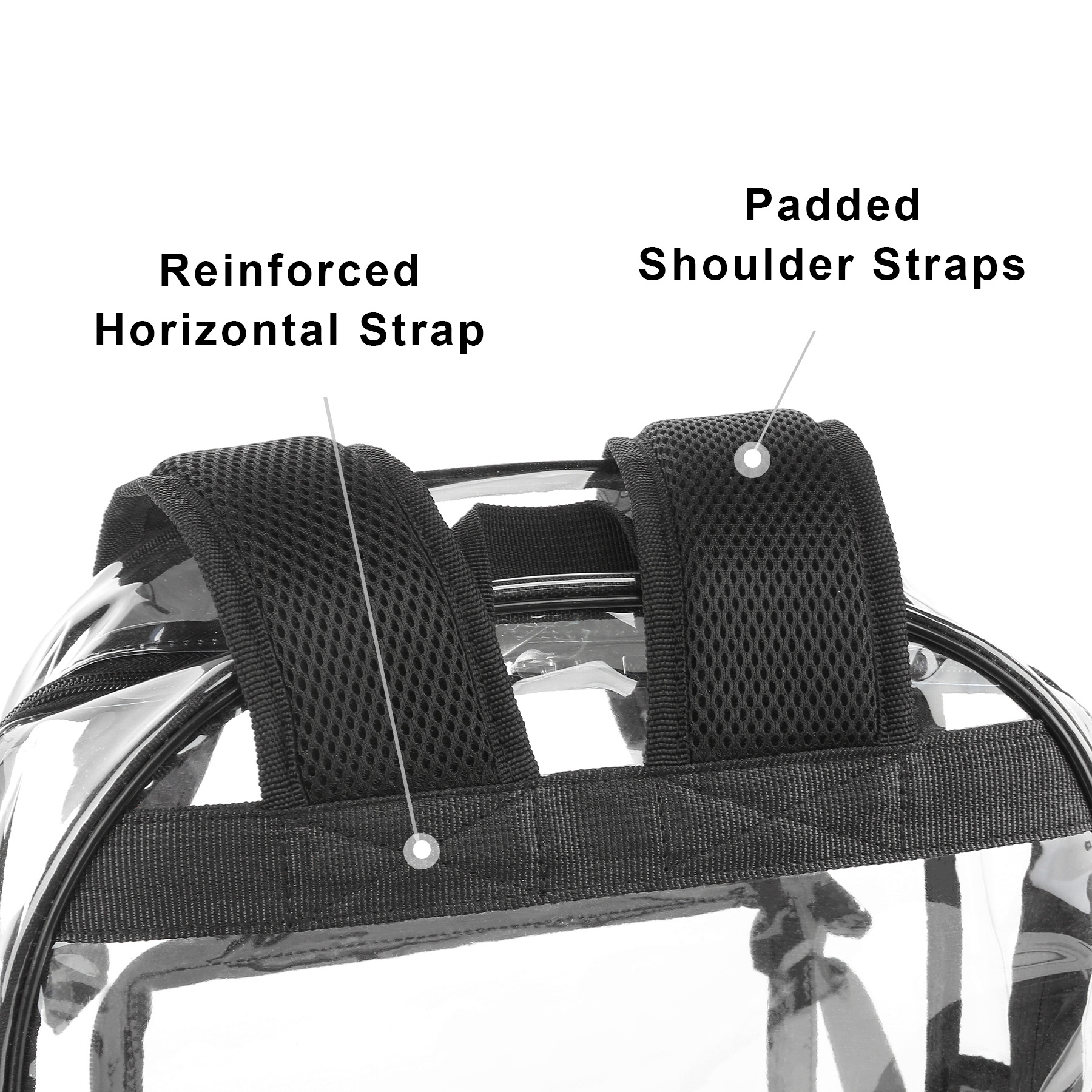 Heavy Duty Clear Security School Backpack 7