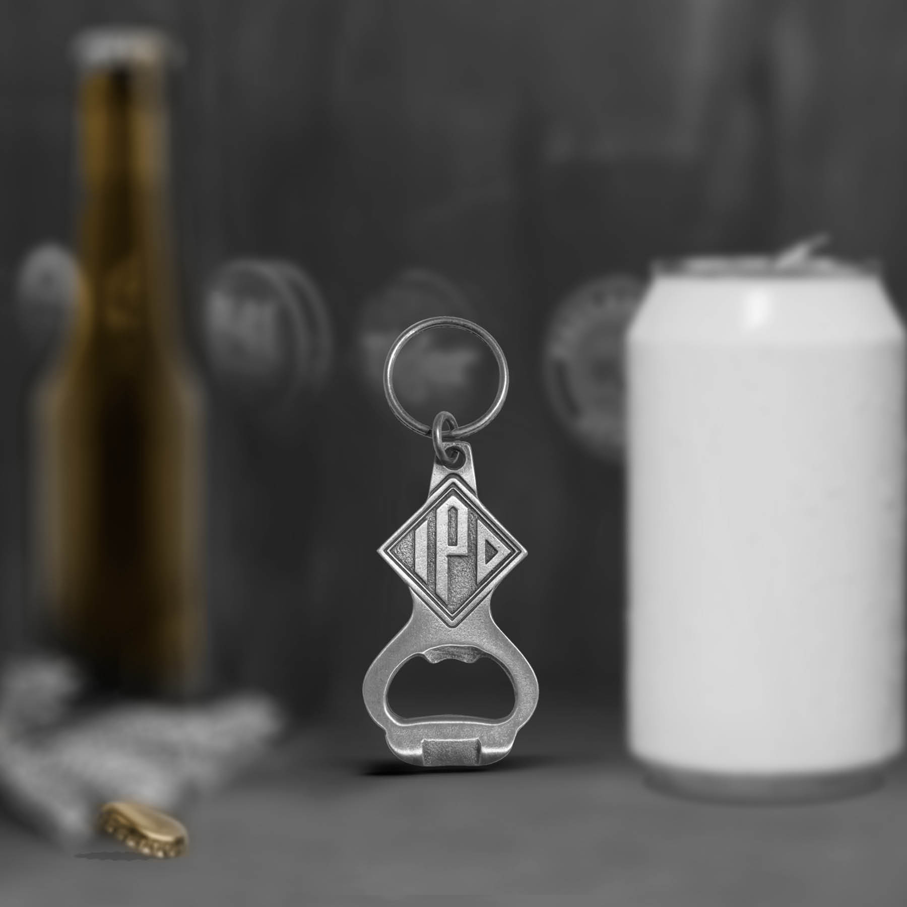 Custom 2 in 1 Can and Bottle Key Chain Opener (Econo) 6
