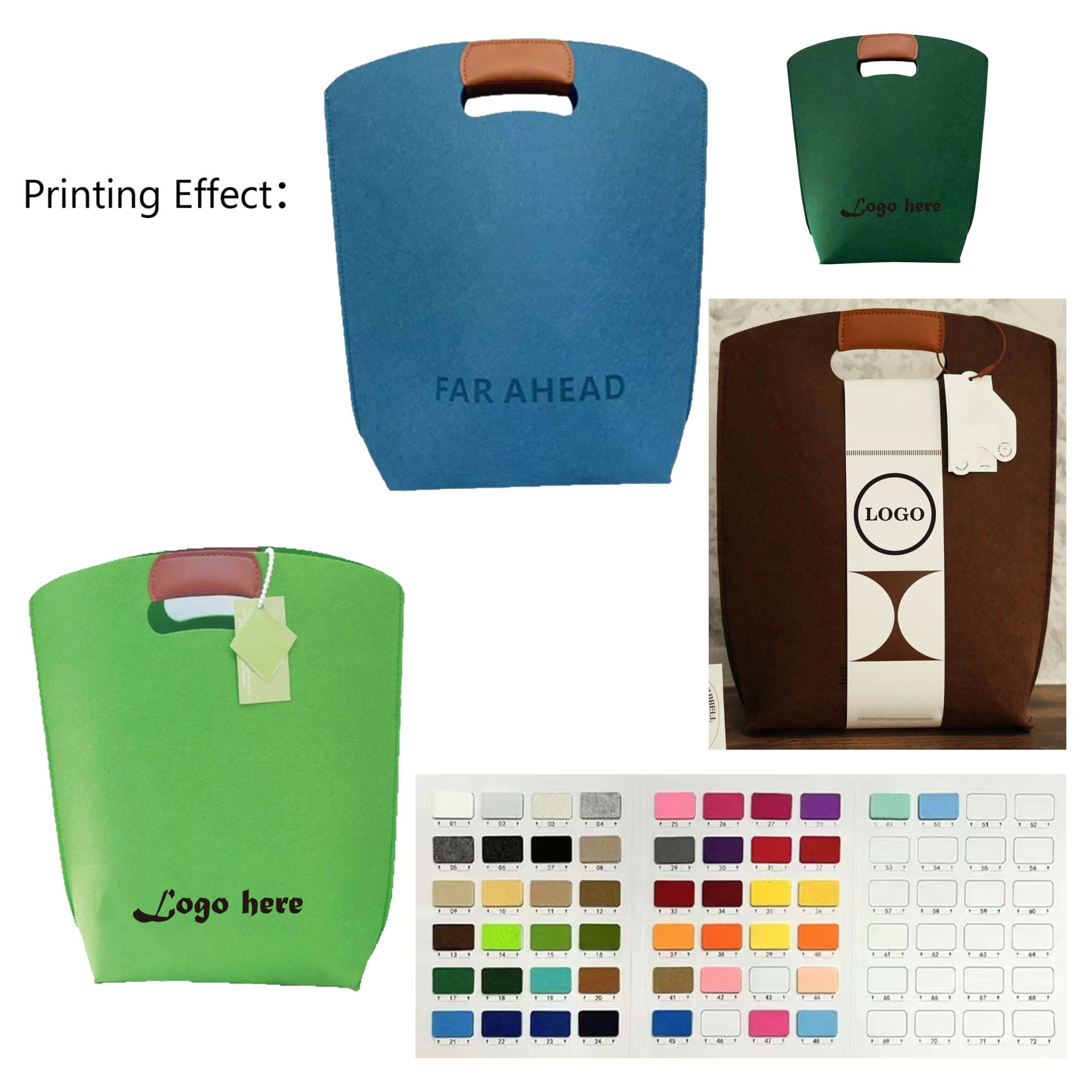 Felt Portable Item Bag 2
