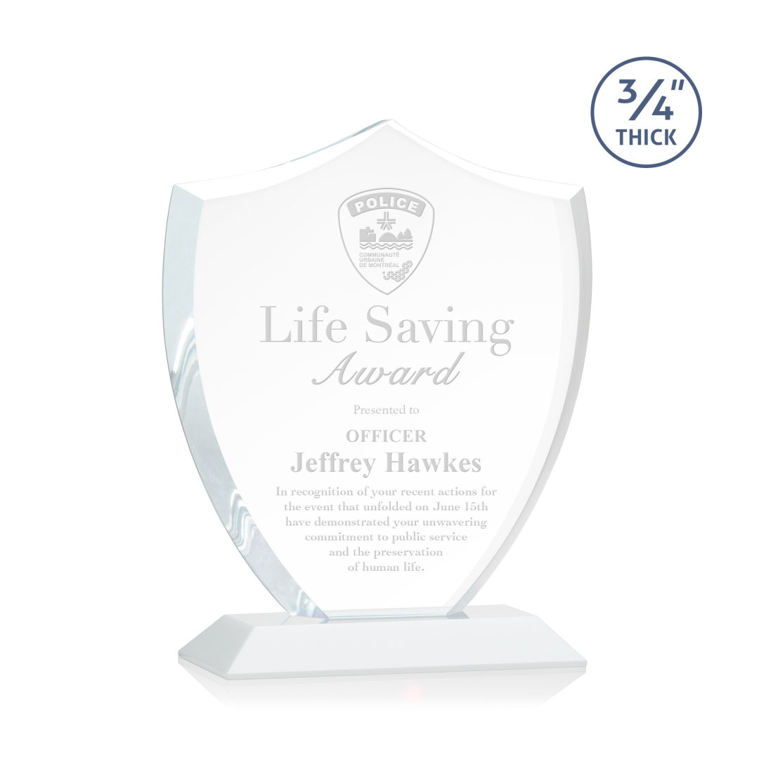 Scudo Shield Award - White 15
