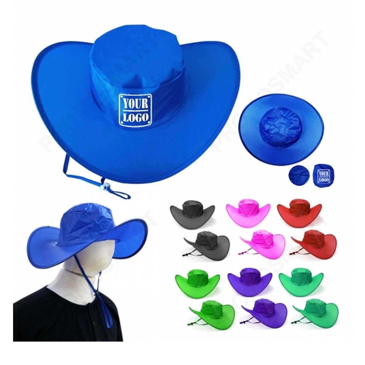 Folding Hat With Pouch 1